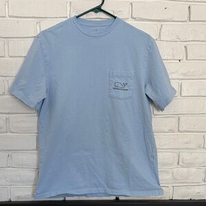 Vineyard Vines Men's Sky Blue Short Sleeve Tee